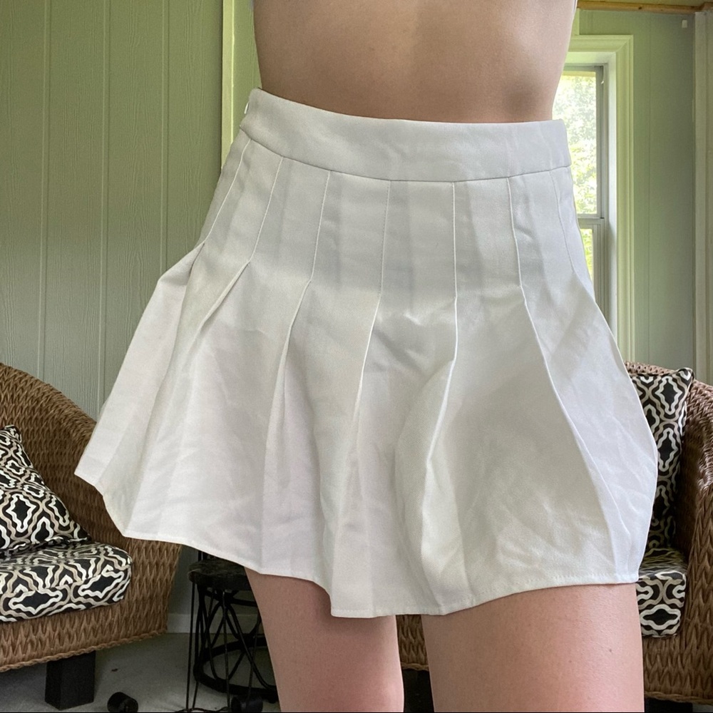 White Tennis Skirt